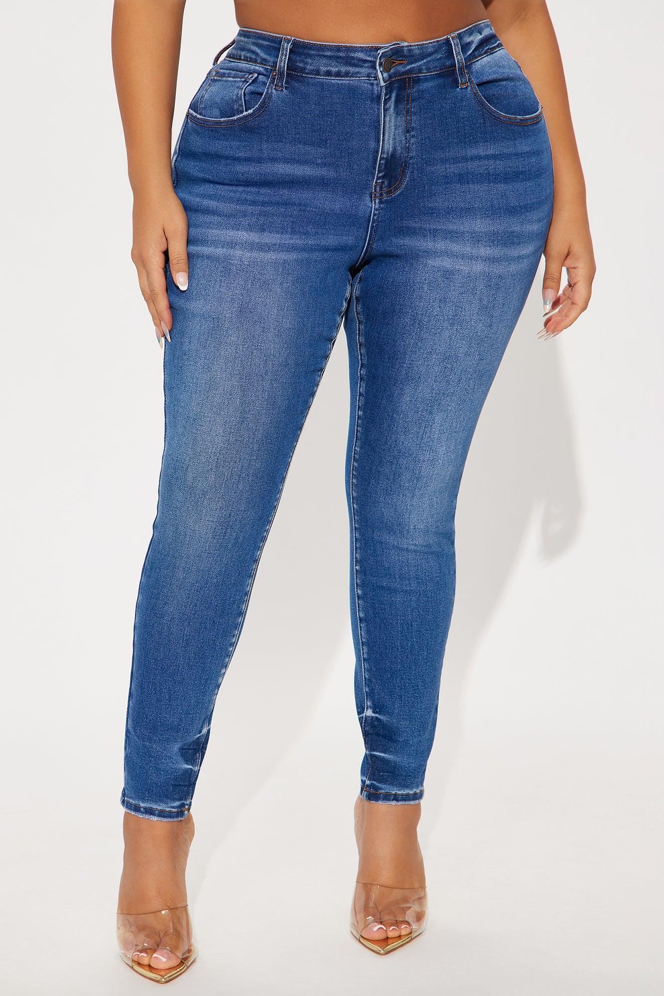 Kalisha Stretch Skinny Jeans - Medium Wash Product Image
