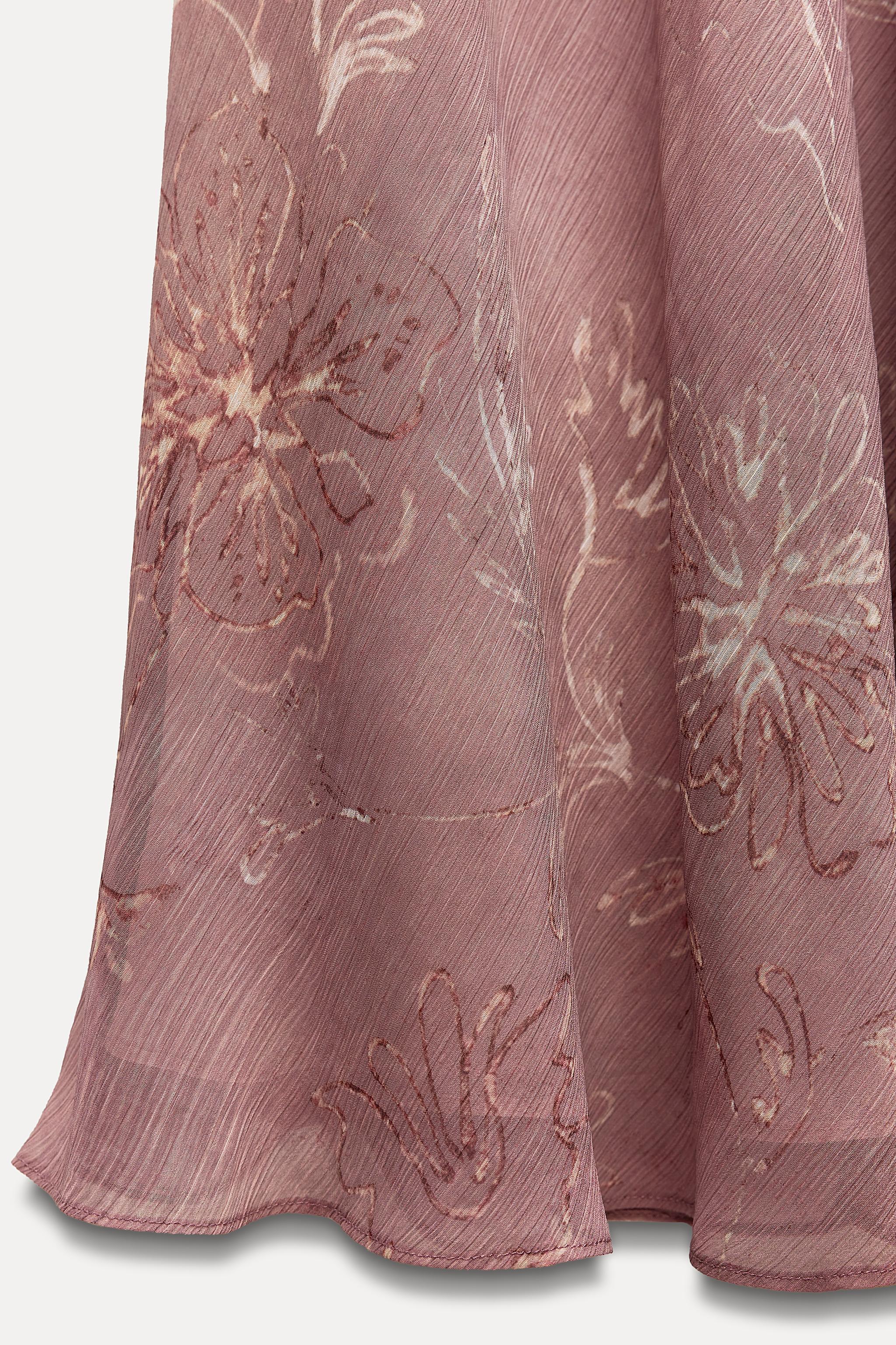PRINTED CAPE DRESS ZW COLLECTION Product Image