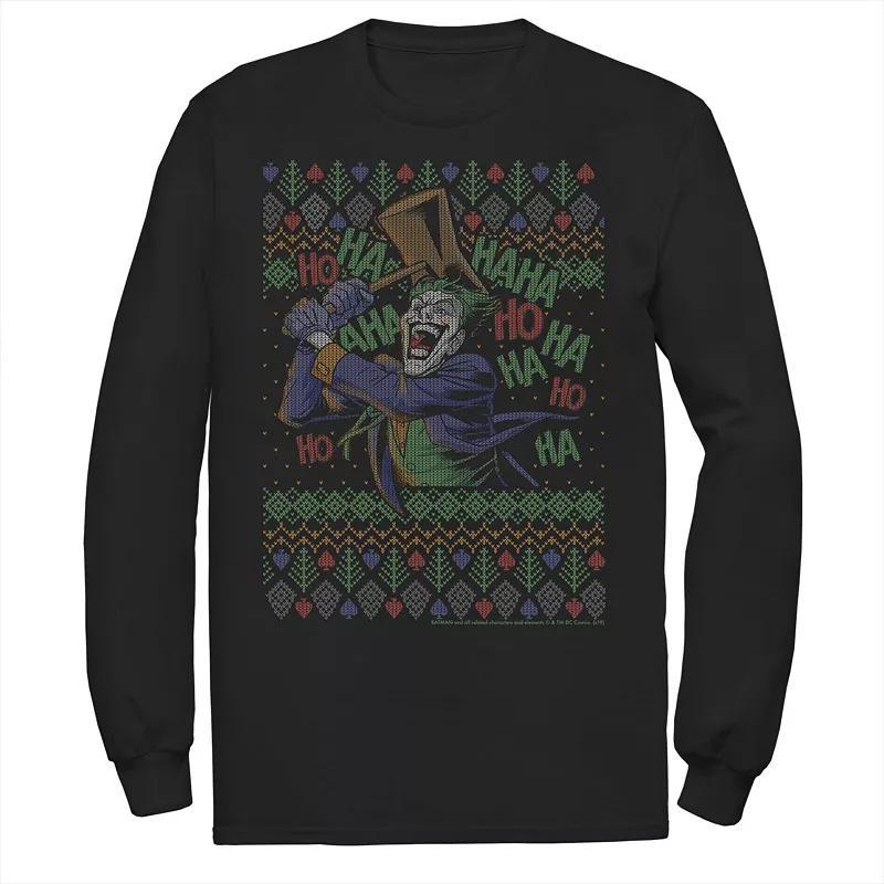Men's DC Comics The Joker Playing Card Tee, Size: Large, Blue Product Image