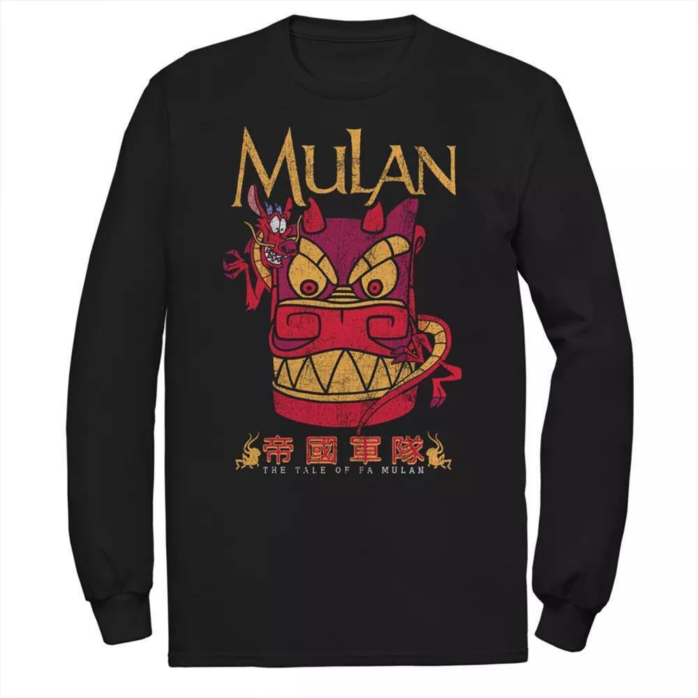 Disney's Mulan Mushu Men's Tee, Size: 3XL, Black Product Image