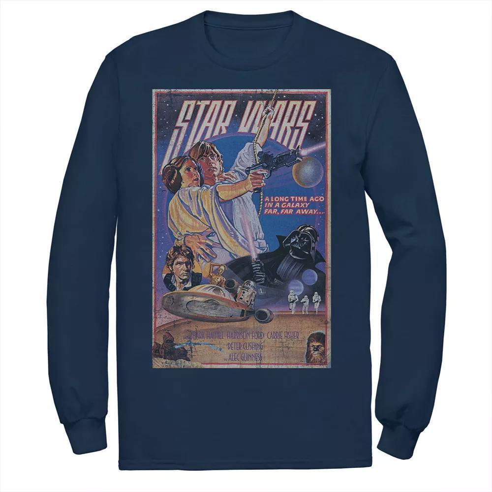 Men's Star Wars Galaxy Far Away Tee, Size: Small, Blue Product Image
