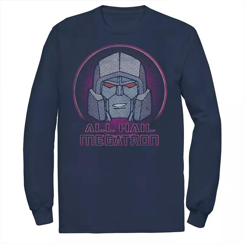 Men's Cartoon Network Dexter's Laboratory Original Logo Long Sleeve Tee, Size: Large, Blue Product Image