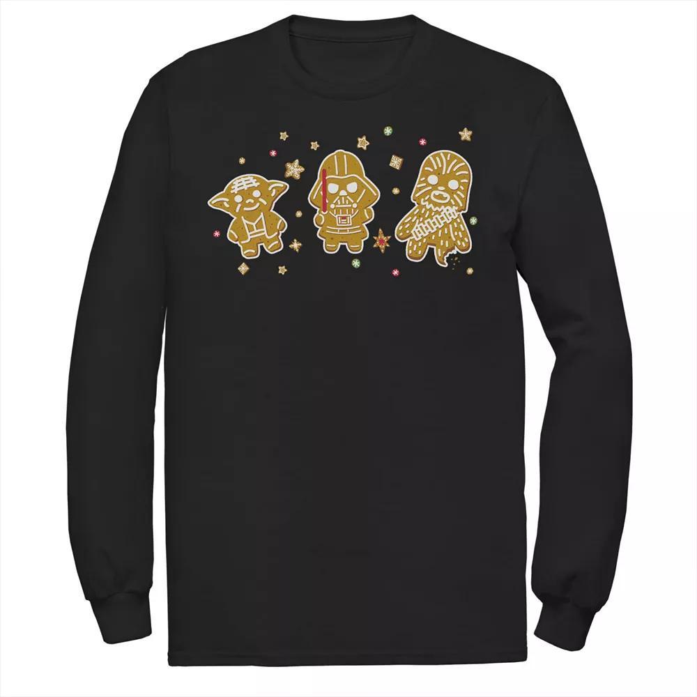 Mens Star Wars Character Gingerbread Portrait Tee Product Image