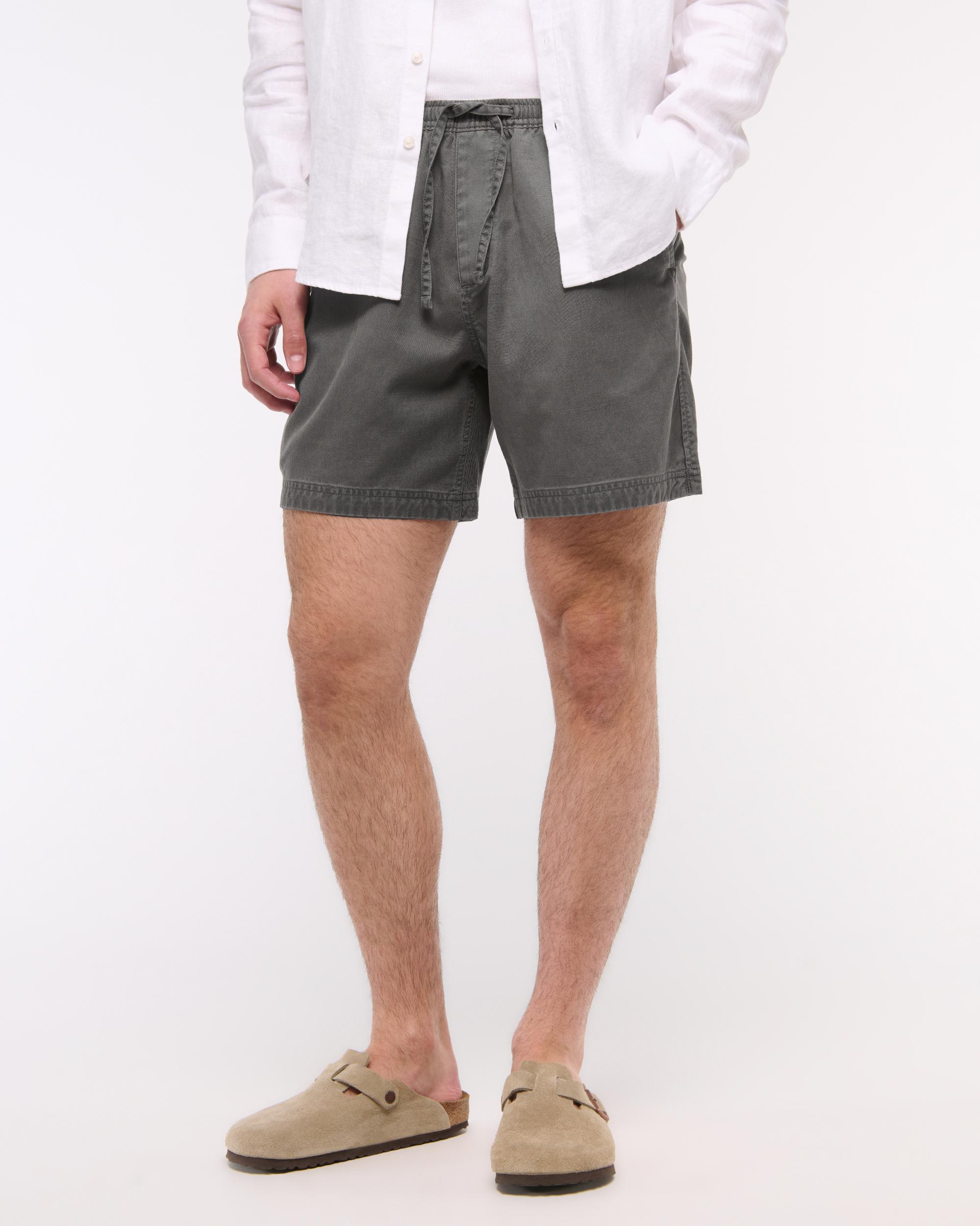 Cotton-Blend Pull-On Short Product Image