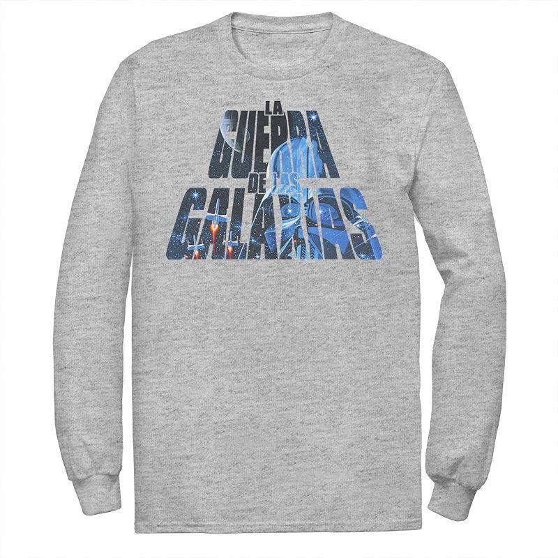 Men's Star Wars La Guerra De Las Galaxias Letter Fill Tee, Size: Small, White Product Image