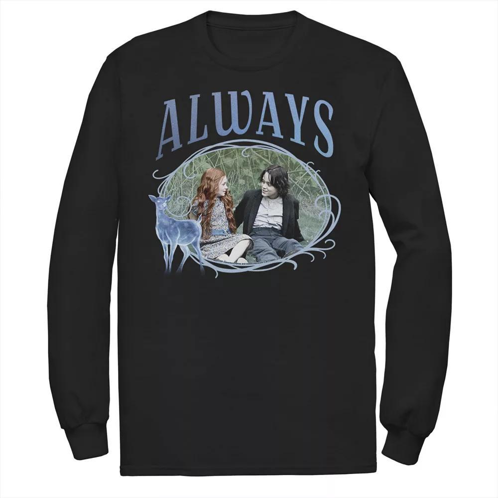 Men's Harry Potter Snape And Lily Always Patronus Portrait Tee, Size: Large, Black Product Image