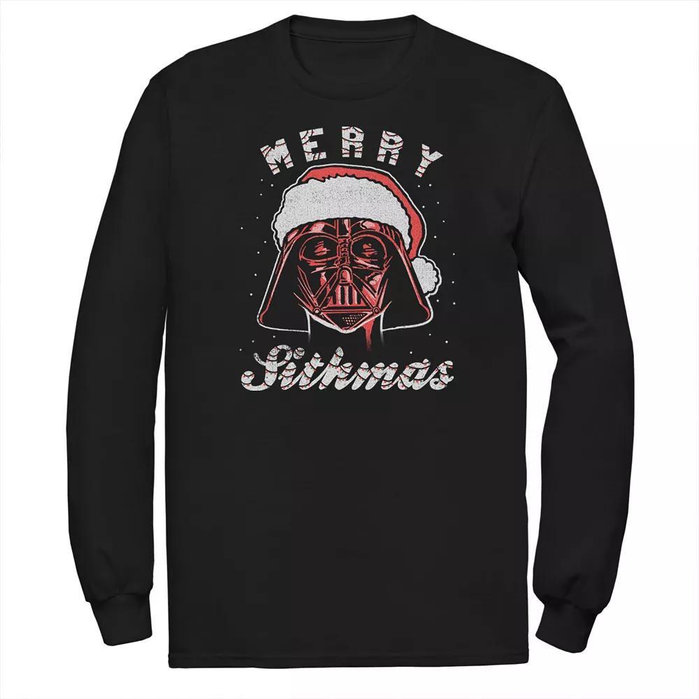 Men's Marvel Deadpool Santa Hat Ugly Holiday Tee, Size: Medium, Black Product Image