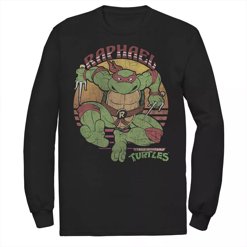 Disney's Mickey Mouse Big & Tall Mickey Mouse Club Badge Long Sleeve Graphic Tee, Men's, Size: Large Tall, Black Product Image