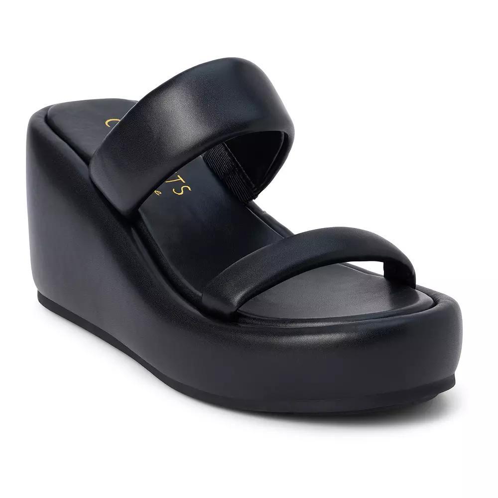 Coconuts Womens Unique Platform Slip On Sandal Product Image