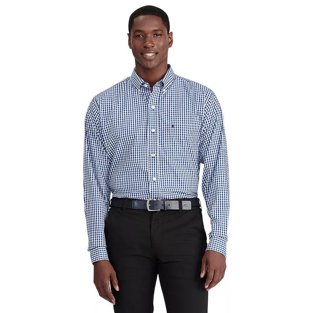 Men's IZOD Classic Button-Down Shirt, Size: Small, Mazarine Blue Product Image