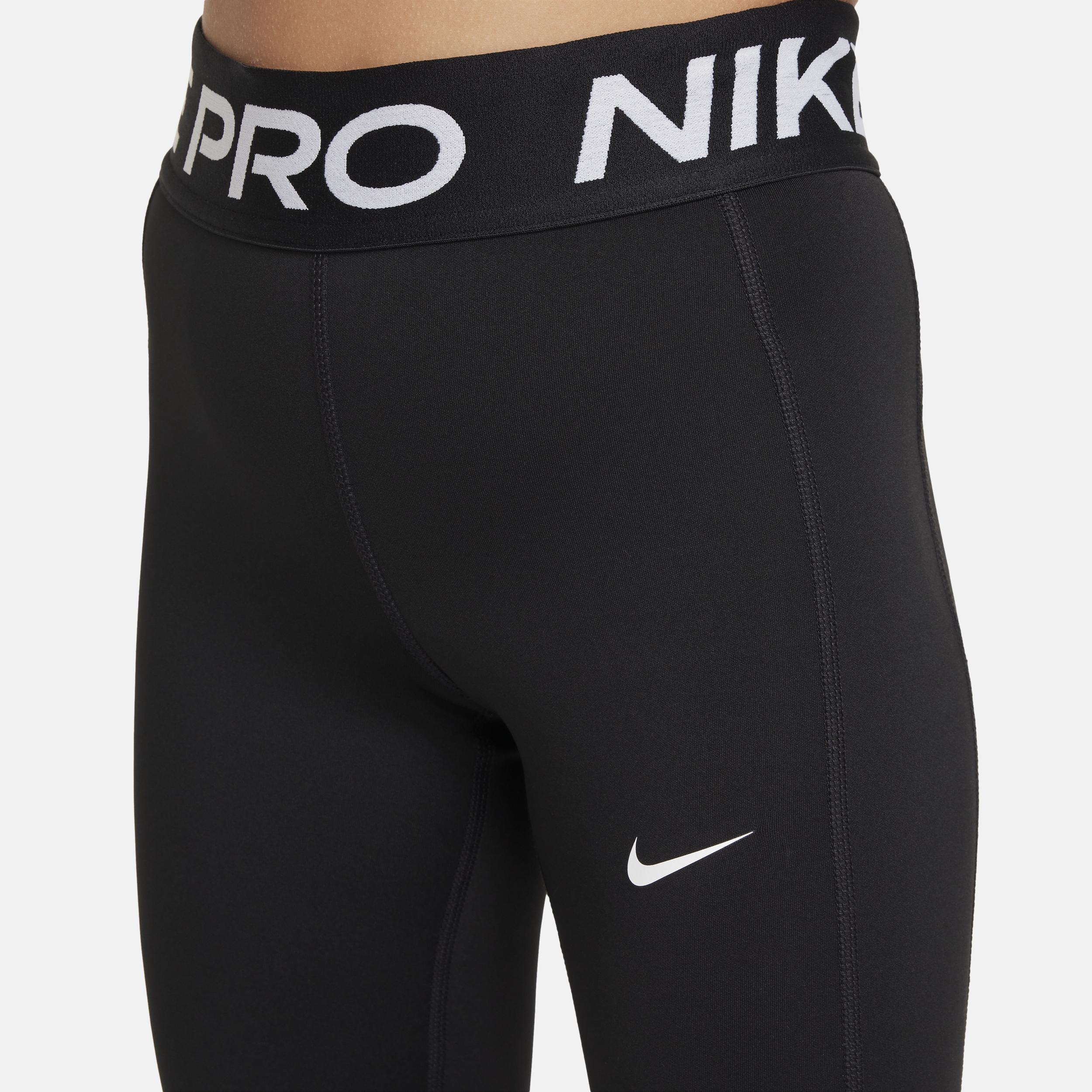 Women's Nike Pro Leak Protection: Period Girls' Dri-FIT Leggings Product Image