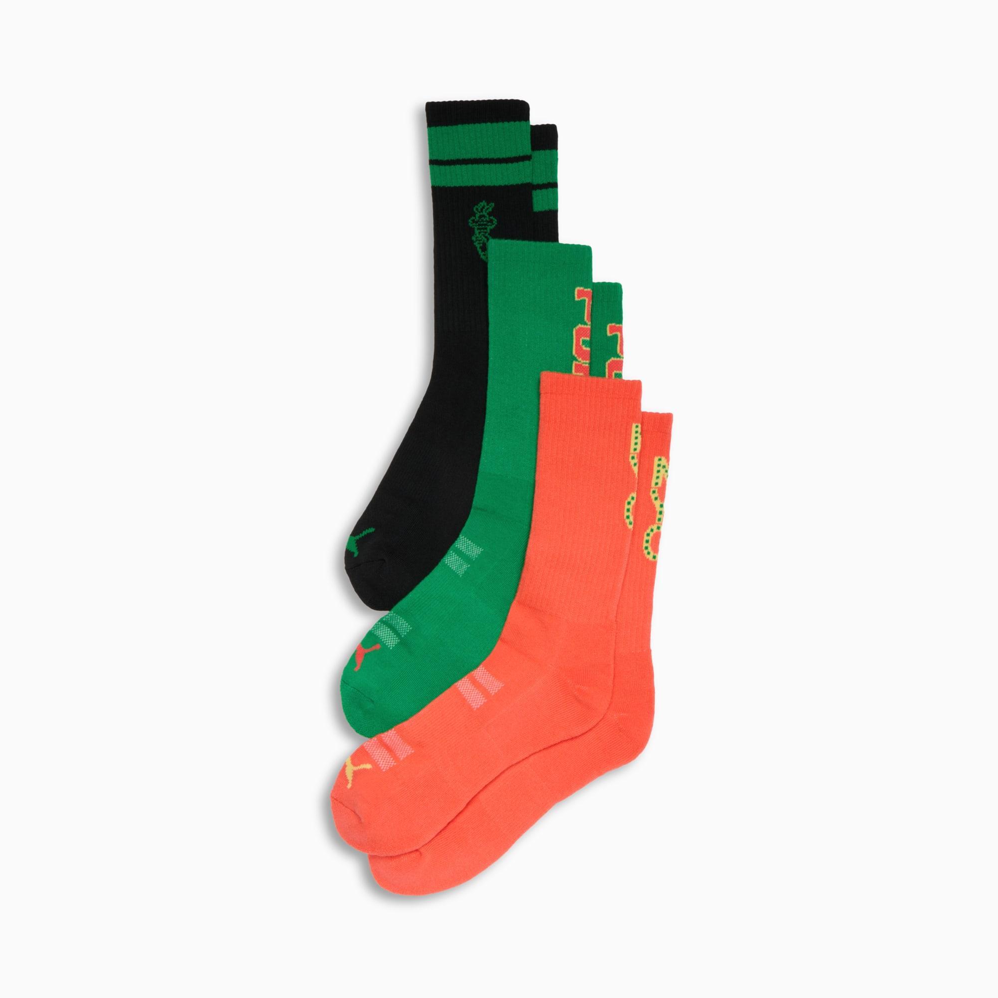 Men's Half-Terry Crew Lenght Socks (3 Pairs) Product Image