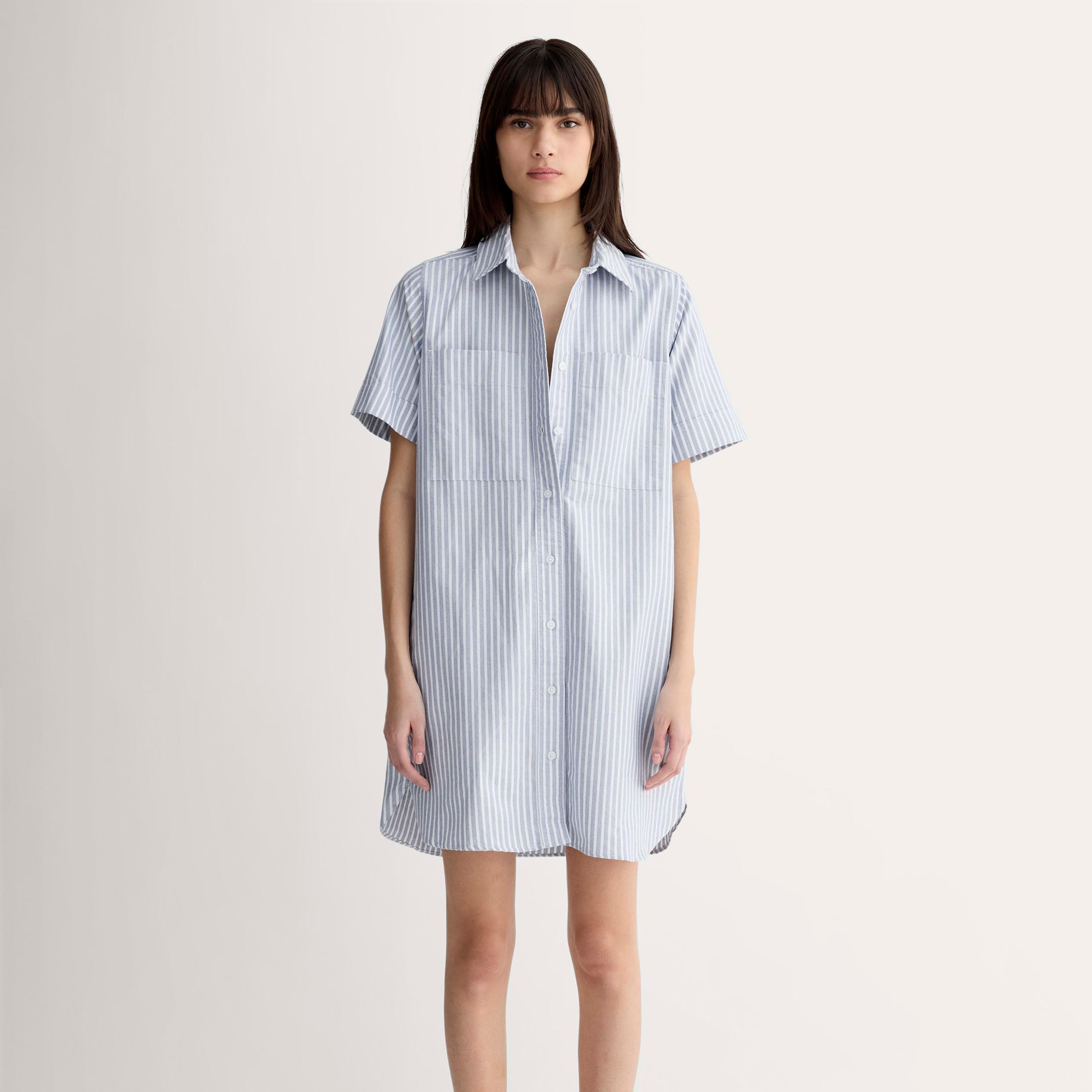 The Oxford Short-Sleeve Shirt Dress Product Image