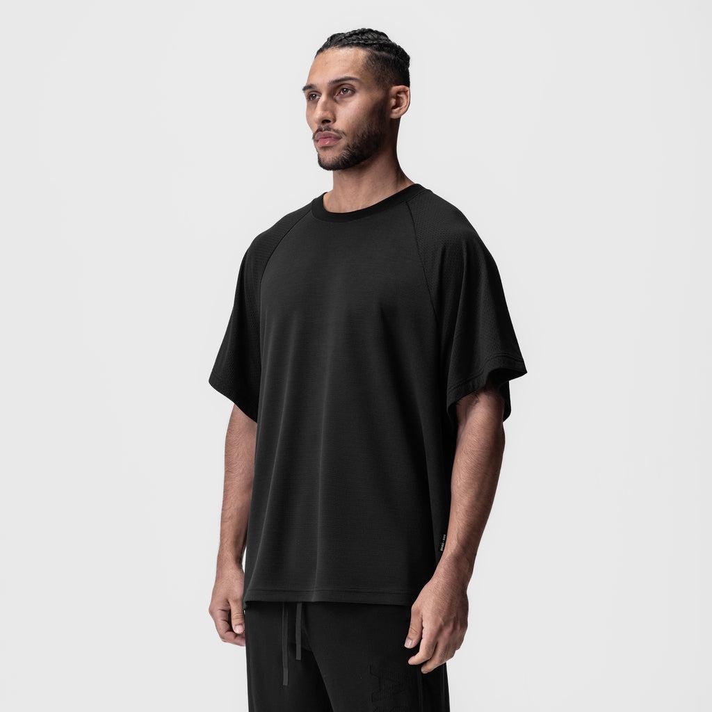 0822. AeroSilver® Oversized Tee - Navy Product Image