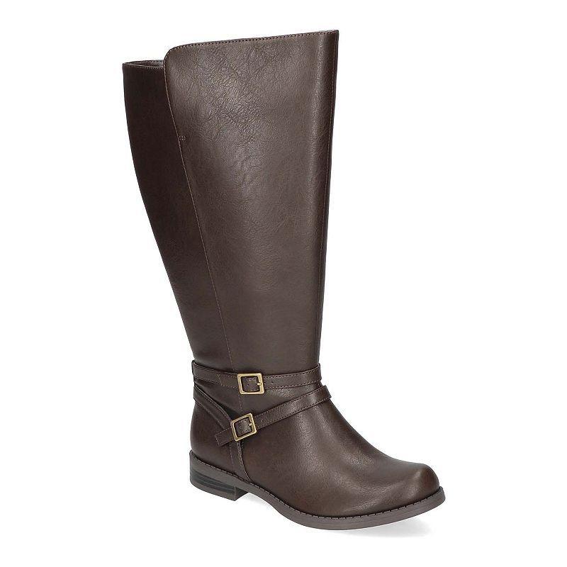 Easy Street Bay Plus Plus by Easy Street Women's Wide Athletic Calf Tall Boots, Size: 9, Black Product Image