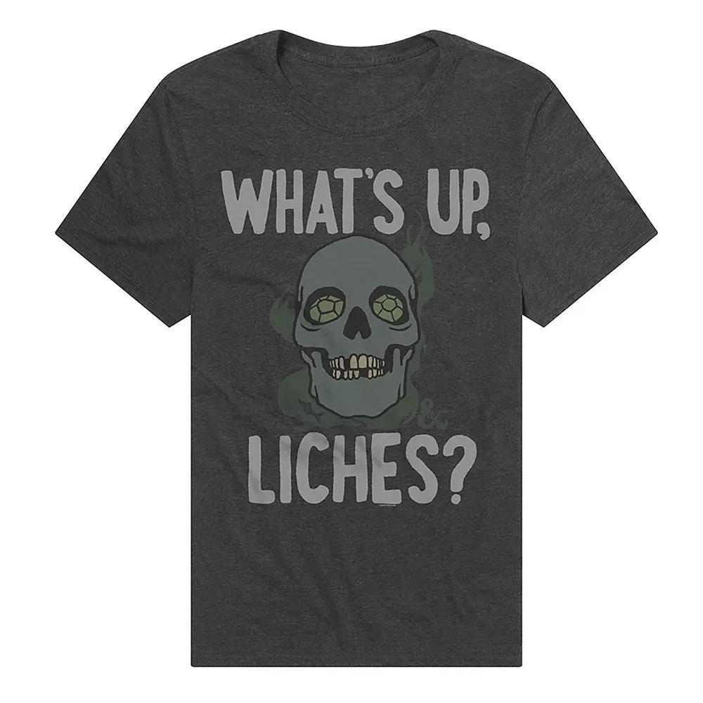 Men's Dungeons & Dragons What's Up, Liches? T-Shirt, Size: Medium, Grey Product Image