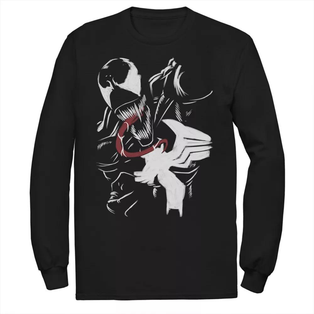 Men's Marvel Venom Paint Tee, Size: Small, Black Product Image