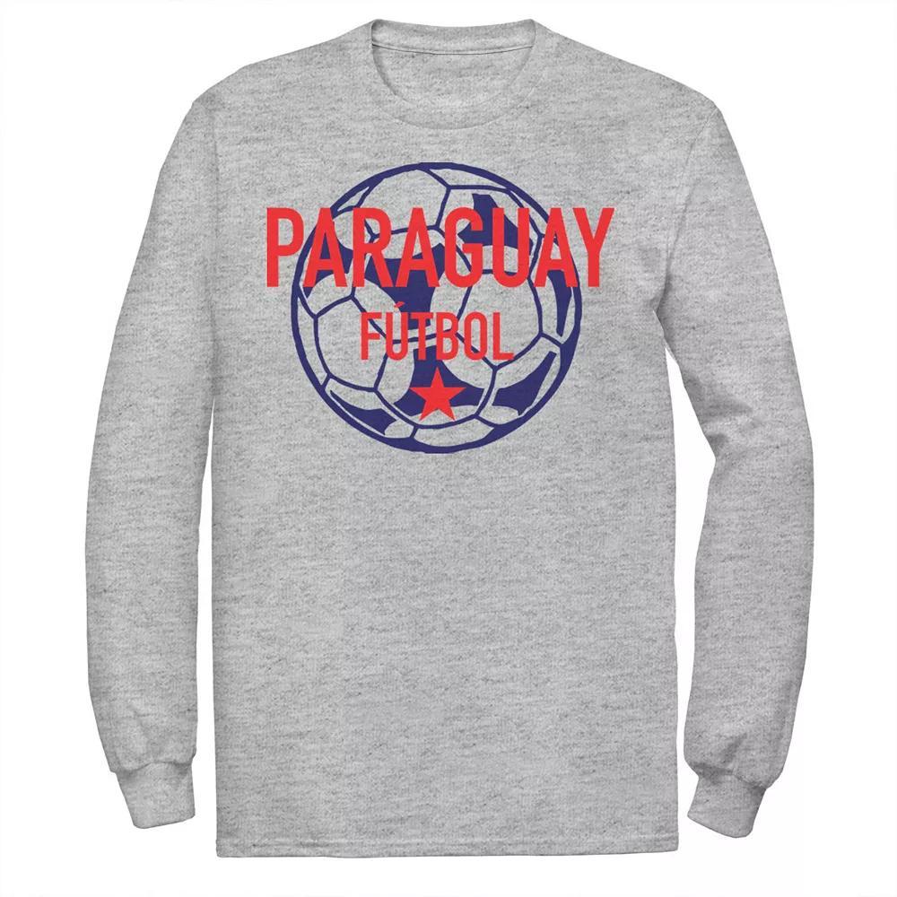 Men's Paraguay Futbol Club Logo Tee, Size: Medium, Athletic Grey Product Image