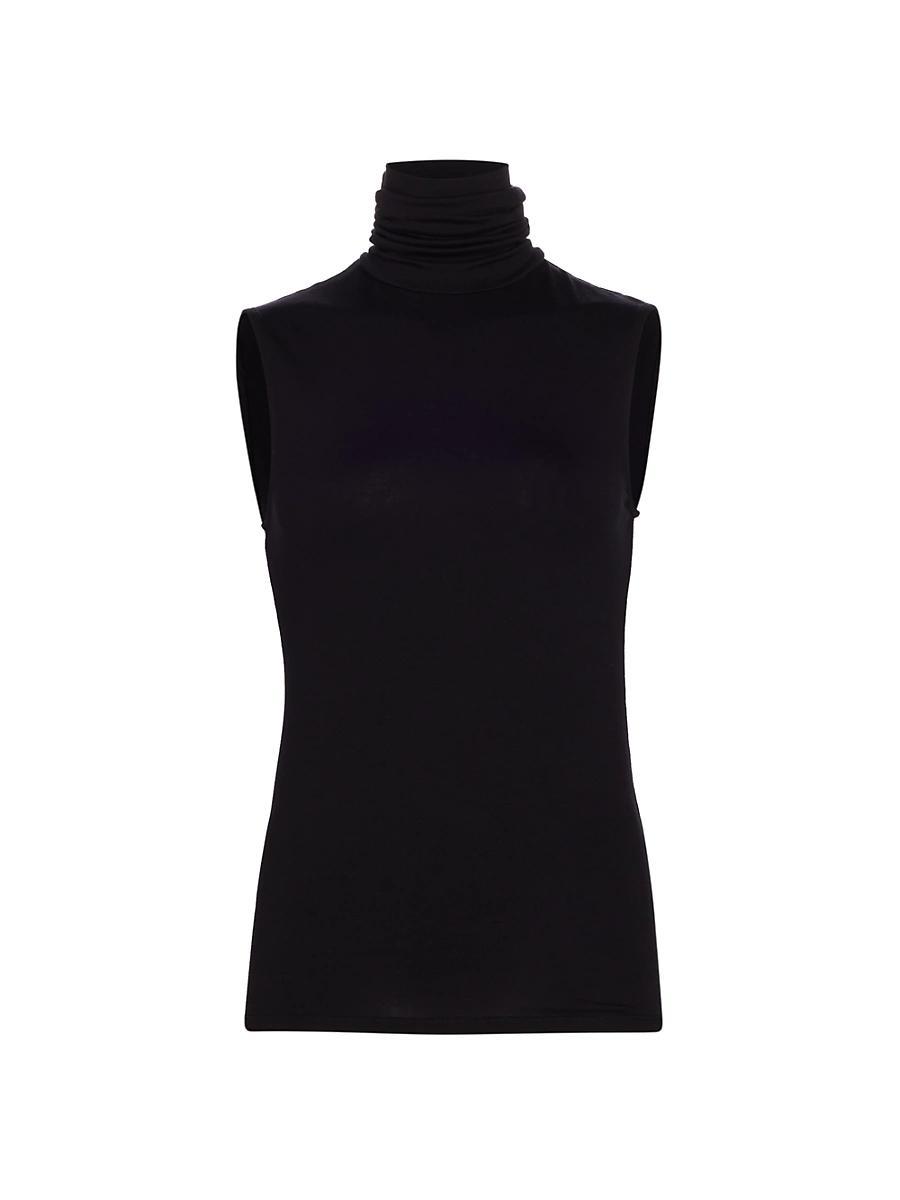 Majestic Filatures Sleeveless Turtleneck Top Product Image