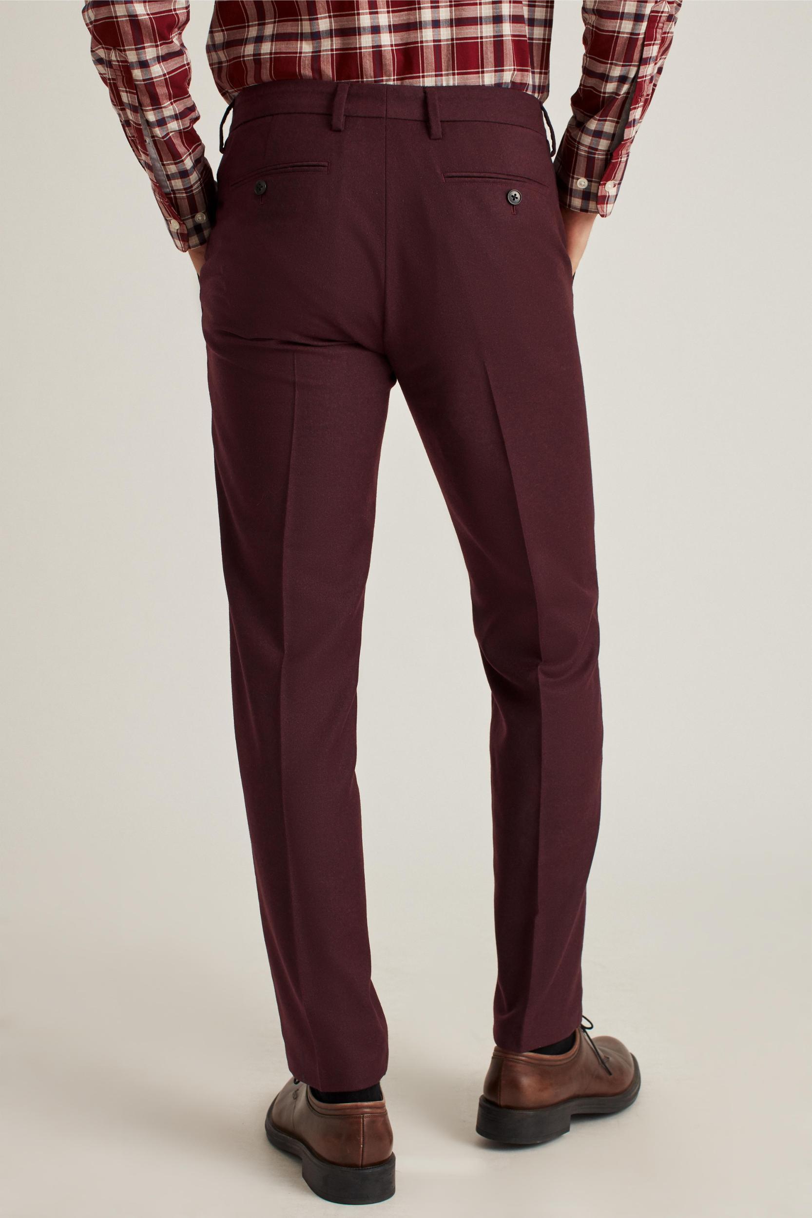 Italian Stretch Wool Flannel Suit Pants Product Image
