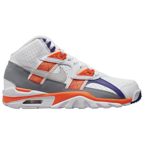 Nike Mens Nike Air Trainer SC High - Mens Shoes Light Zen Grey/White Product Image