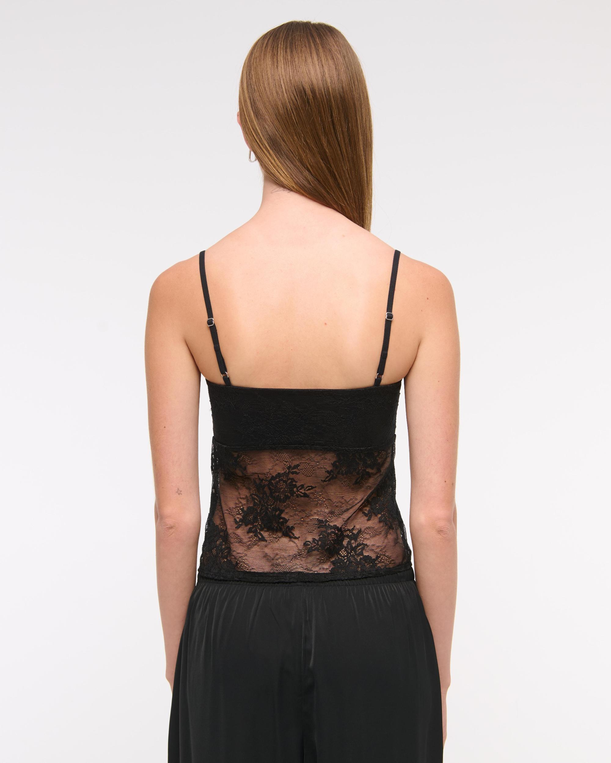 Sweetheart Mesh Cami Top Product Image