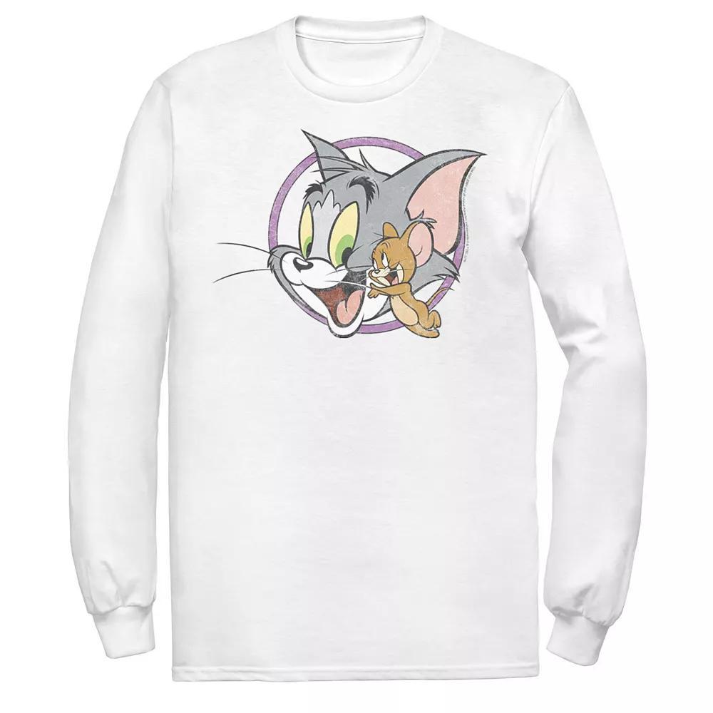Men's Tom & Jerry Group Tee, Size: XXL, White Product Image