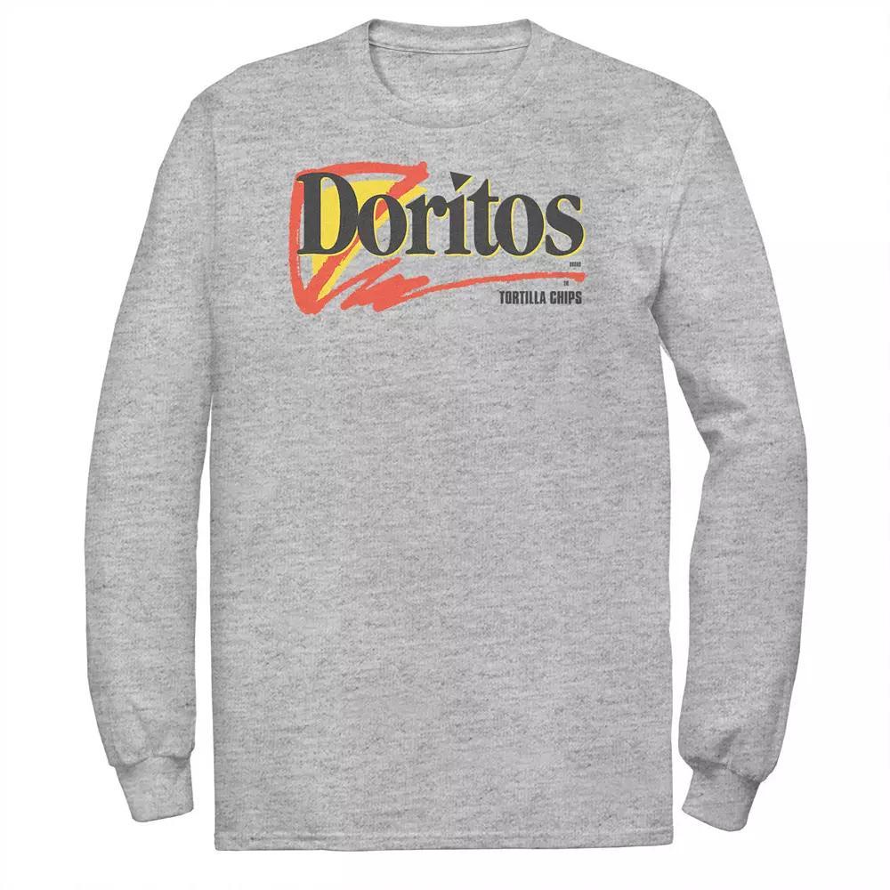 Big & Tall Doritos Tortilla Chips Logo Tee, Men's, Size: 5XB, Athletic Grey Product Image