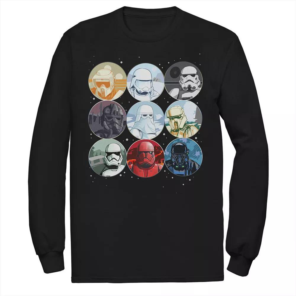 Men's Star Wars Trooper Helmet Grid Tee, Size: Large, Black Product Image