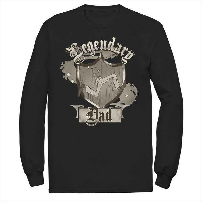 Disney / Pixar's Onward Men's Legendary Dad Crest Tee, Size: Medium, Black Product Image