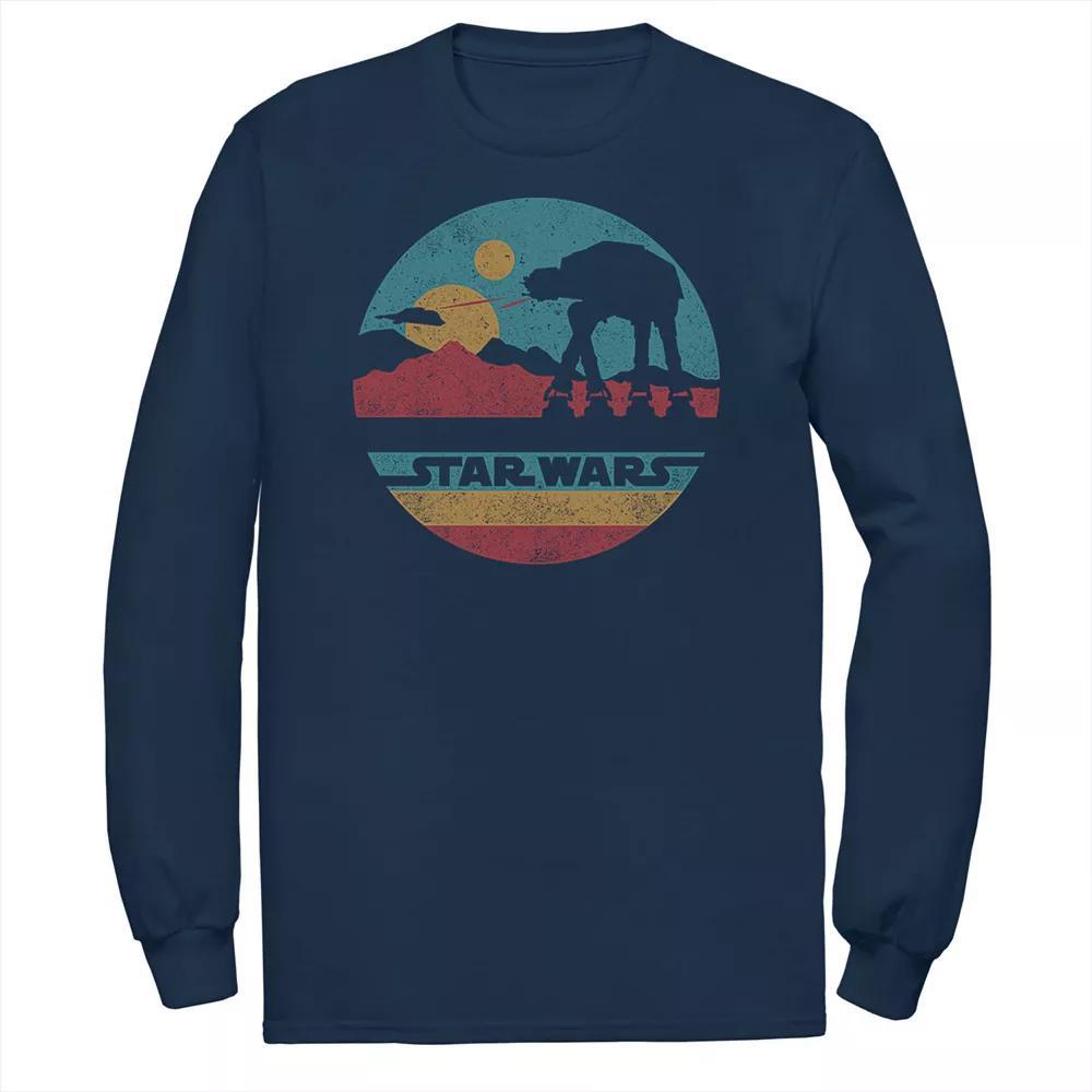 Mens Animal House Bold College Long Sleeve Fleece Blue Product Image