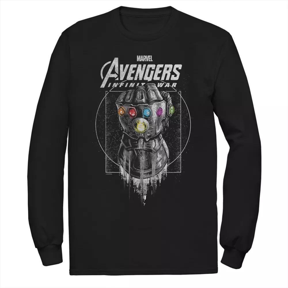 Men's Marvel Avengers Ancient Gauntlet Tee, Size: Small, Black Product Image