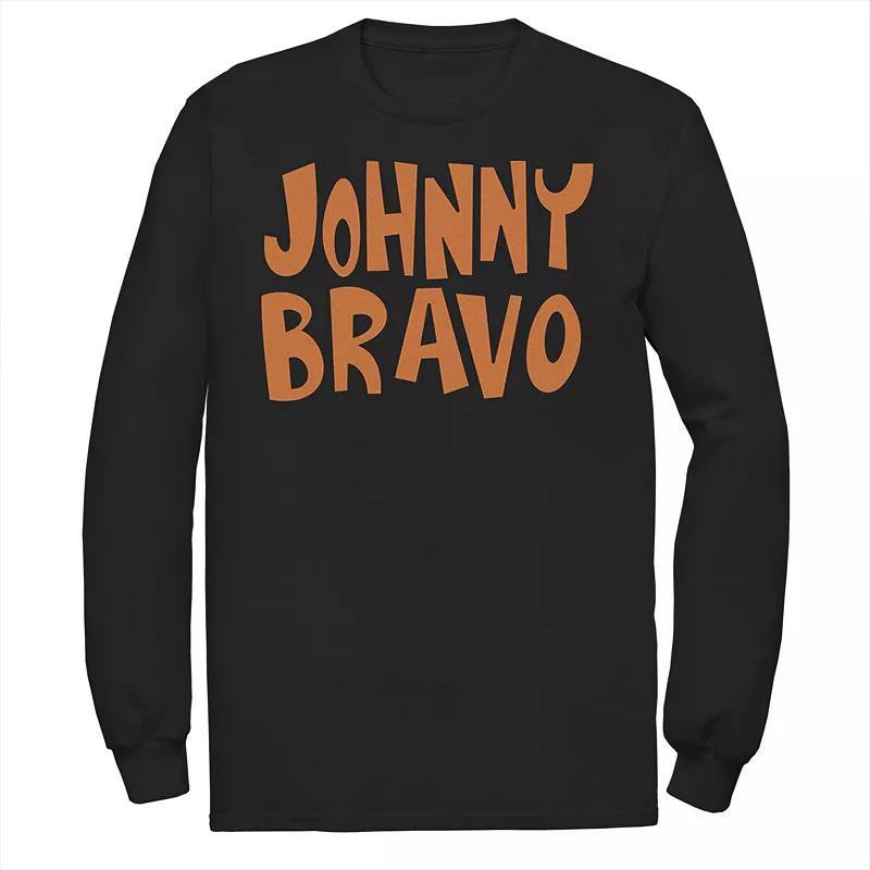 Men's Cartoon Network Johnny Bravo Logo Tee, Size: Large, Blue Product Image