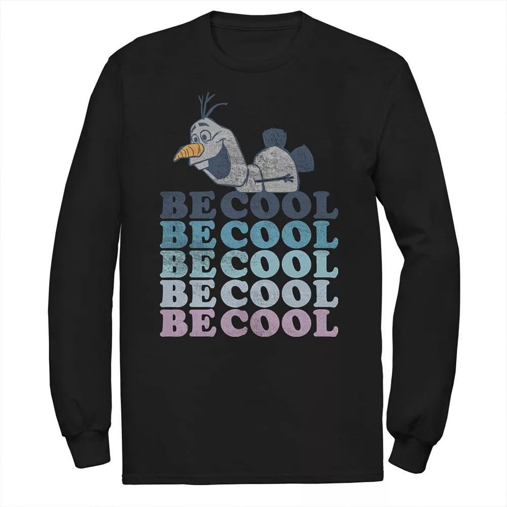 Men's Frozen 2 Olaf Be Cool Tee, Size: 3XL, Black Product Image