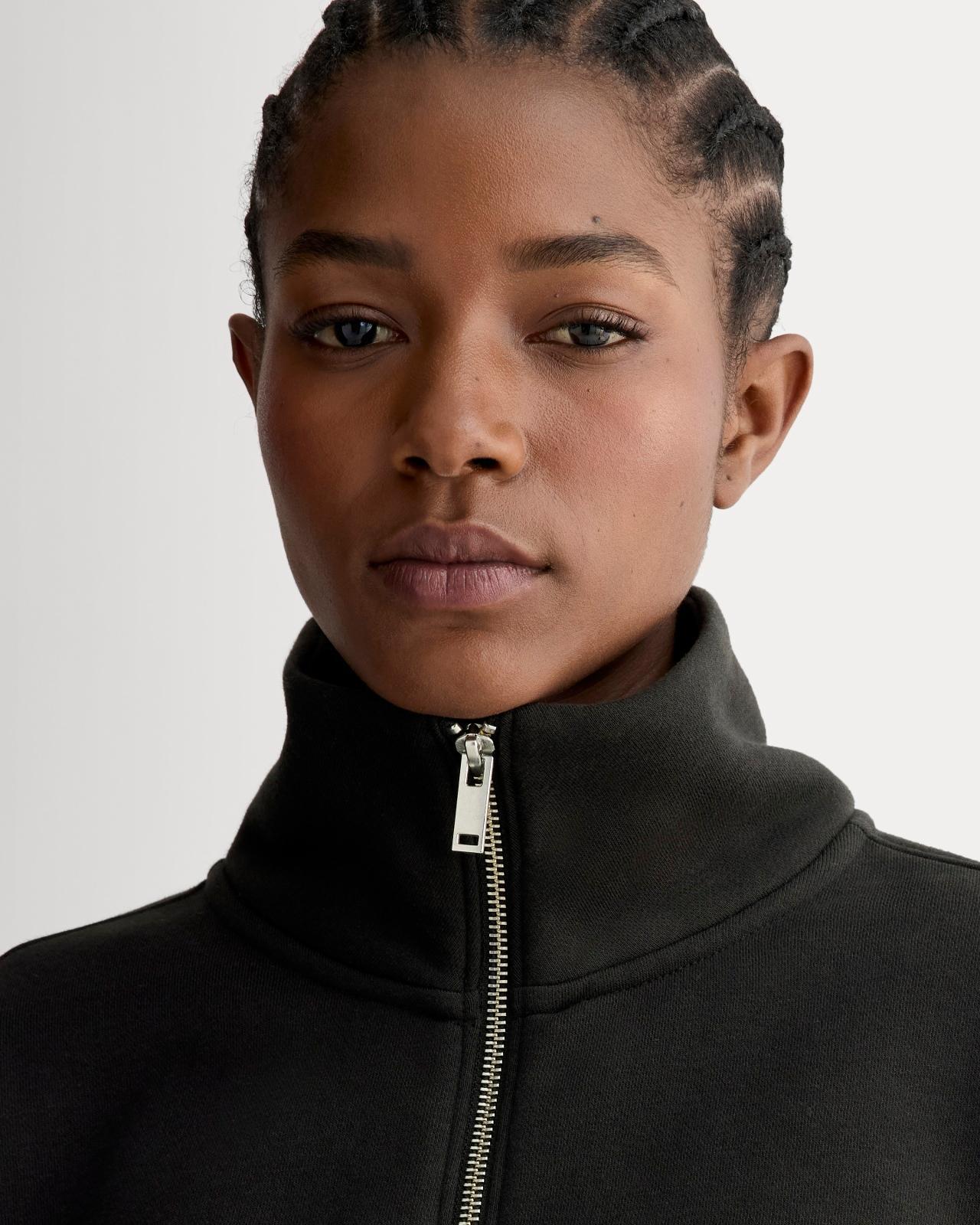 The Laid-Back Half-Zip Sweatshirt Product Image