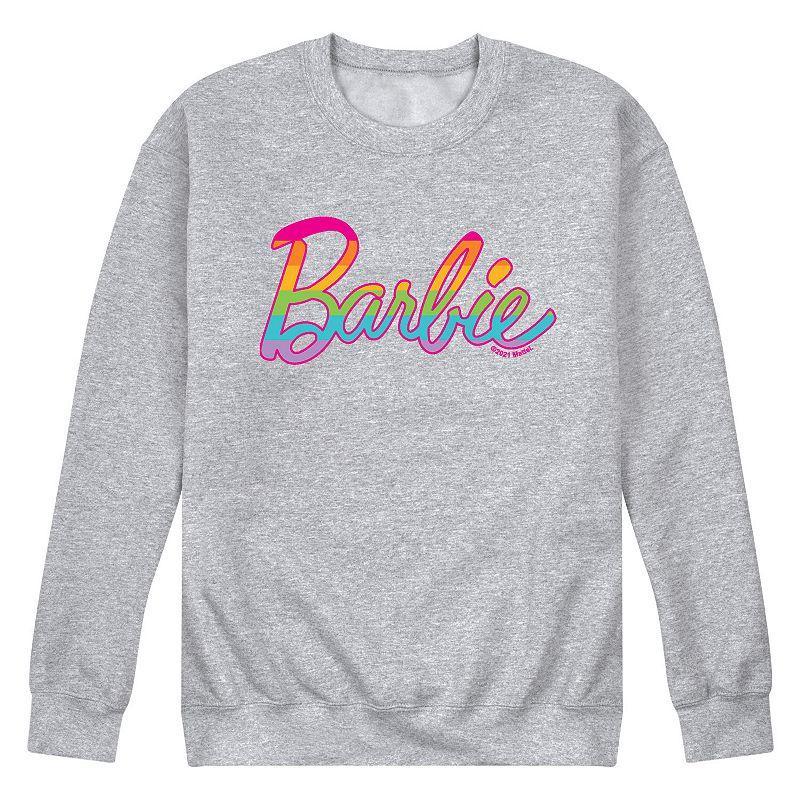 Mens Barbie Pride Rainbow Fleece Sweatshirt Product Image
