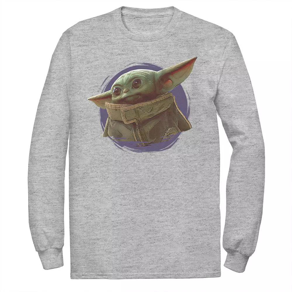 Men's Star Wars The Mandalorian The Child Crewneck Tee, Size: Small, Black Product Image