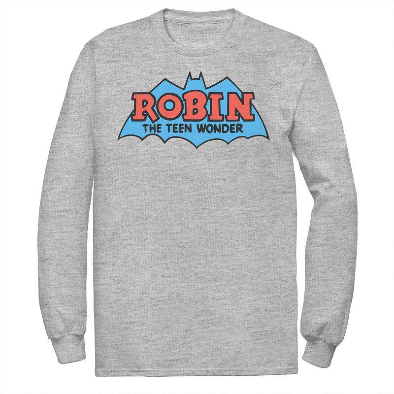 Men's DC Comics Robin The Teen Wonder Classic Logo Tee, Size: Medium, White Product Image