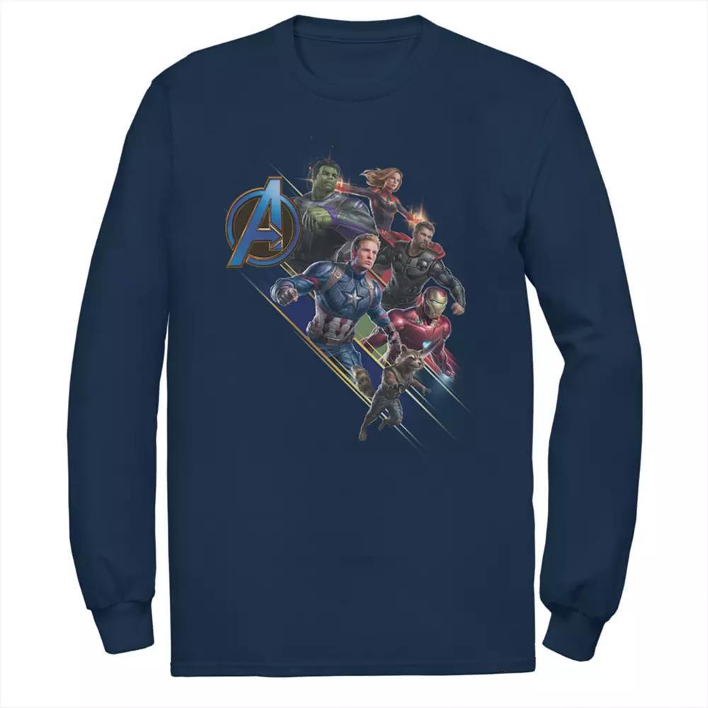 Men's Star Trek Discovery Disco Long Sleeve Tee, Size: Large, Blue Product Image