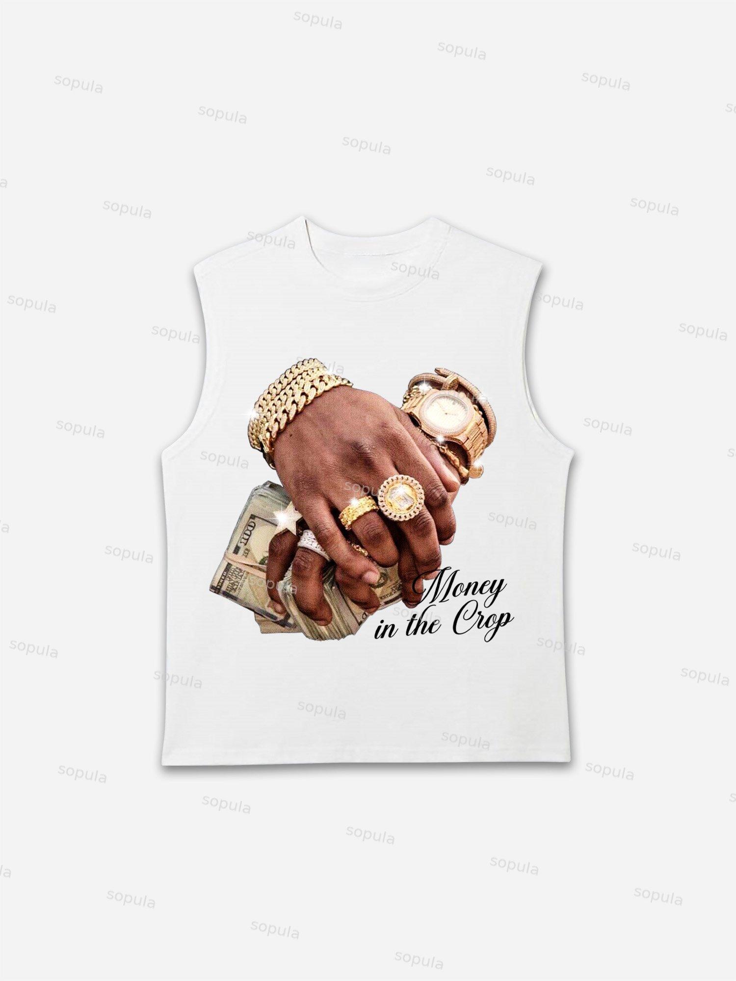 Money In The Bank Jewelry Graphic Sleeveless Shirts Tank Top Product Image