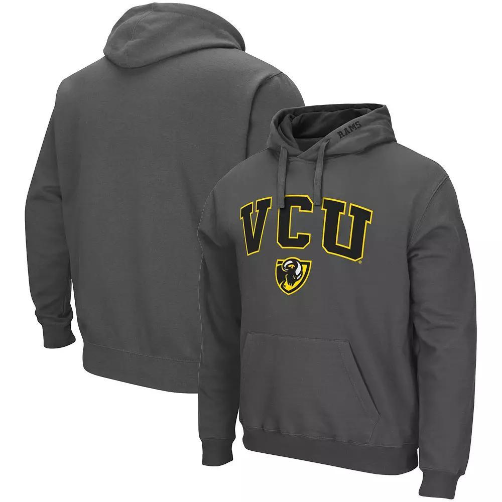 Men's Colosseum Charcoal Oklahoma State Cowboys Arch & Logo 3.0 Pullover Hoodie, Size: Medium Product Image