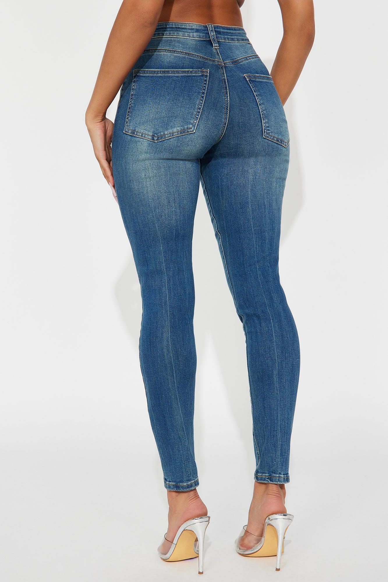 Iconic Mid Rise Skinny Jeans - Vintage Wash Product Image