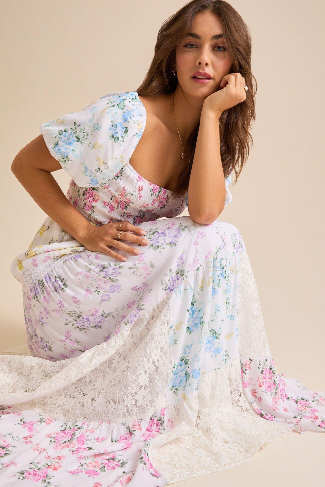 Harlie Floral Maxi Dress Product Image