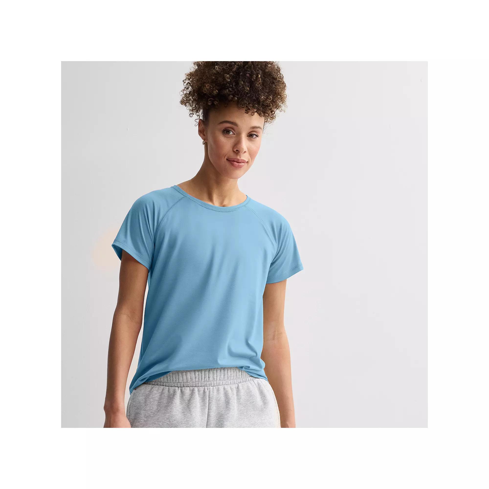 Women's Tek Gear® Core Raglan Tee, Size: XXL, Ultimate Gray Product Image