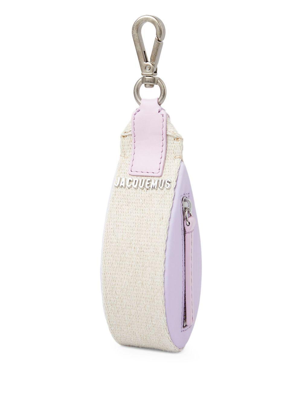 Le Peru leather-trimmed keyring Product Image