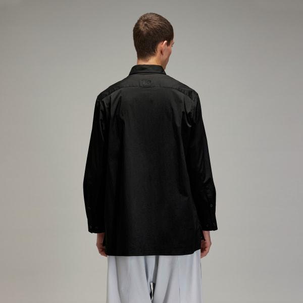 adidas Y-3 Pleated Pocket Shirt Core White M Mens Product Image
