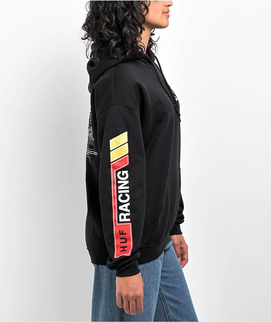 HUF x Toyota Racing Development Concept Black Hoodie Product Image