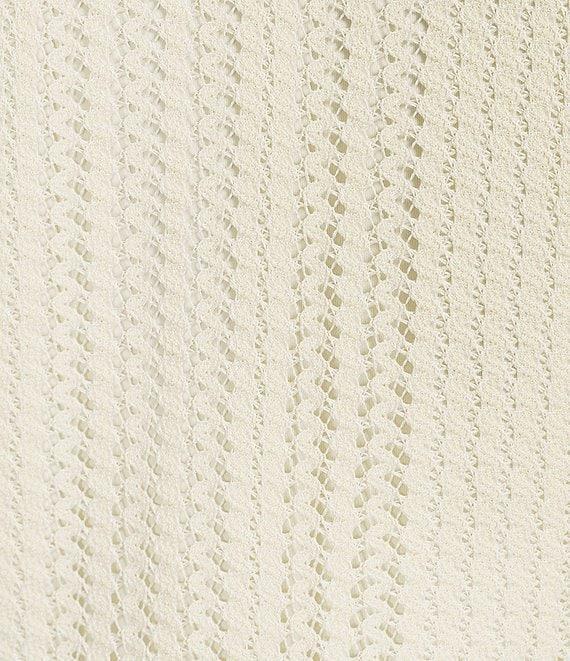 Investments Petite Size Soft Separates Sleeveless Crew Neck Crochet Top Product Image