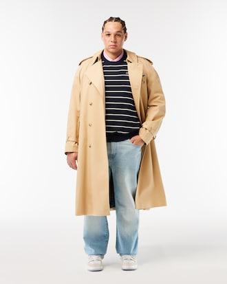 Striped Cotton Crew Neck Sweater Product Image
