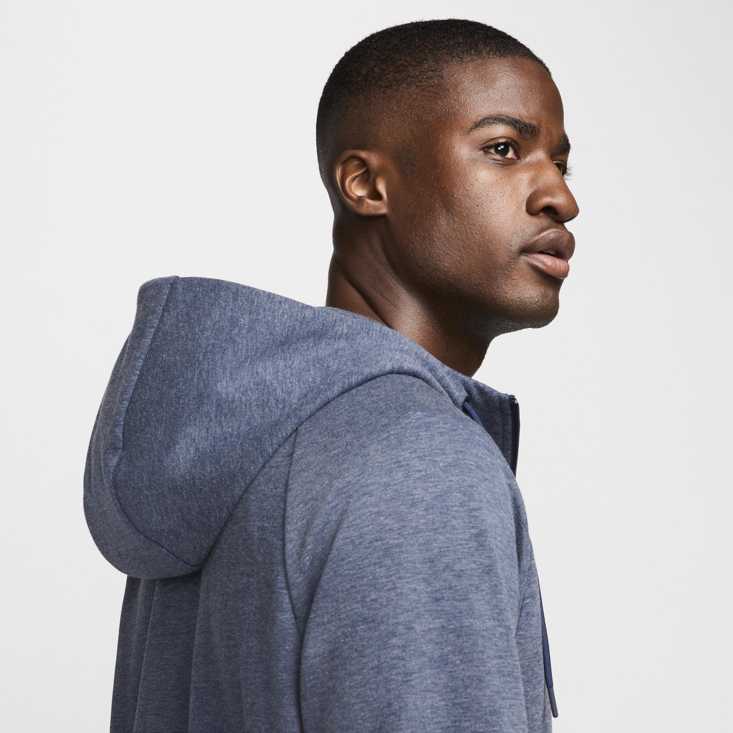 Nike Men's Primary Fleece Dri-FIT UV Full-Zip Performance Hoodie Product Image